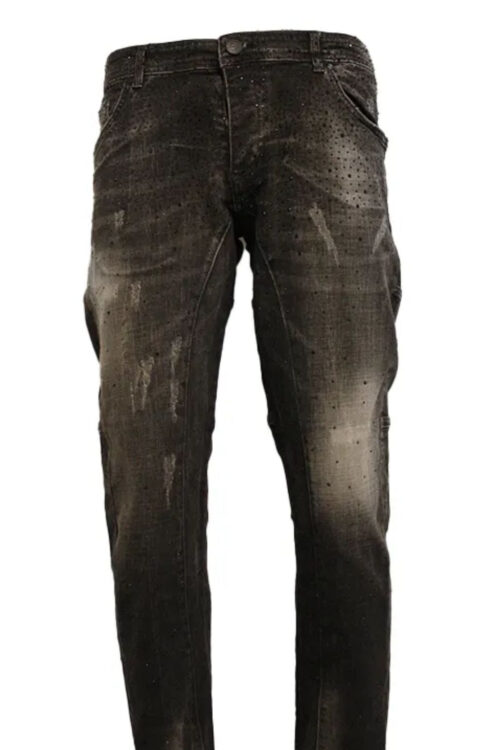 Black Diamond Acid Washed Skinny Jeans