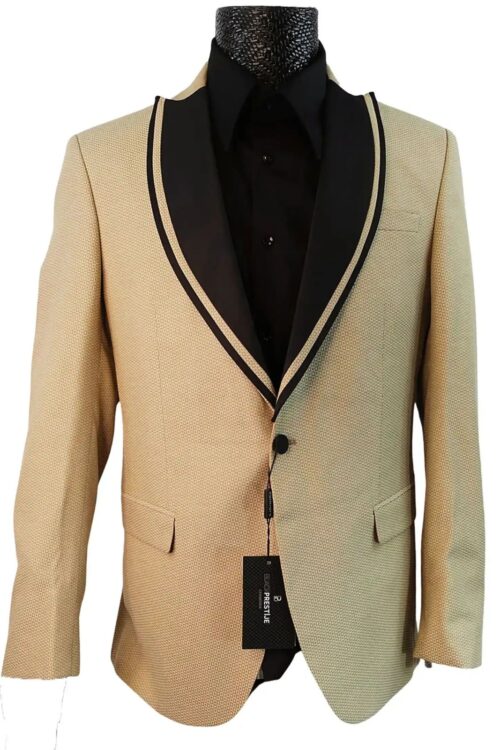 Black Prestije Men’s 3pc Slim Fit Suit Set