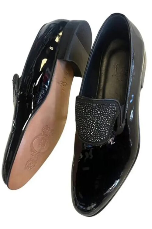 Classy Black Dress Shoe with Glitters