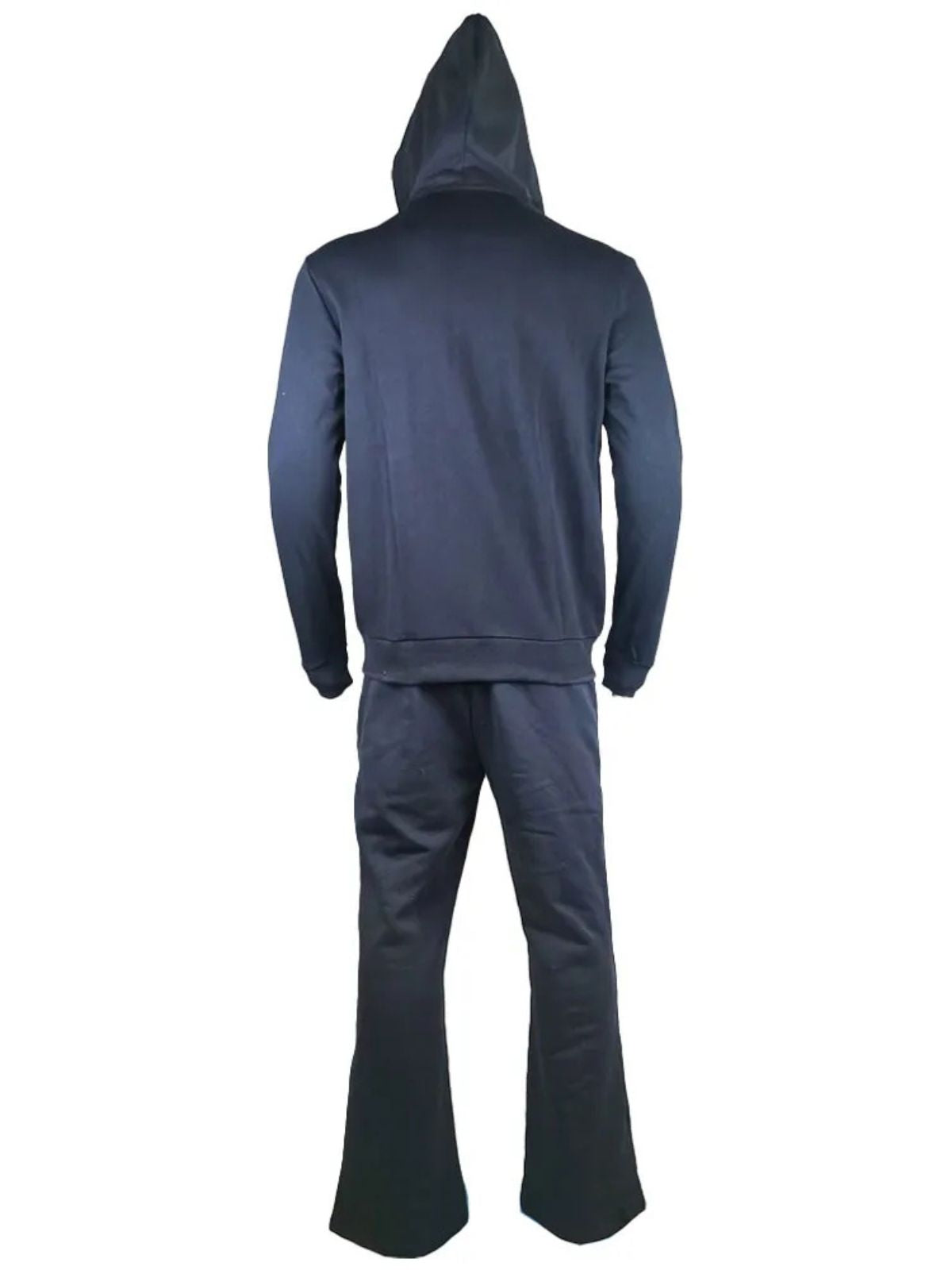 Evaluate the Ultimate Stylish Unisex Black Tracksuit - Image 3
