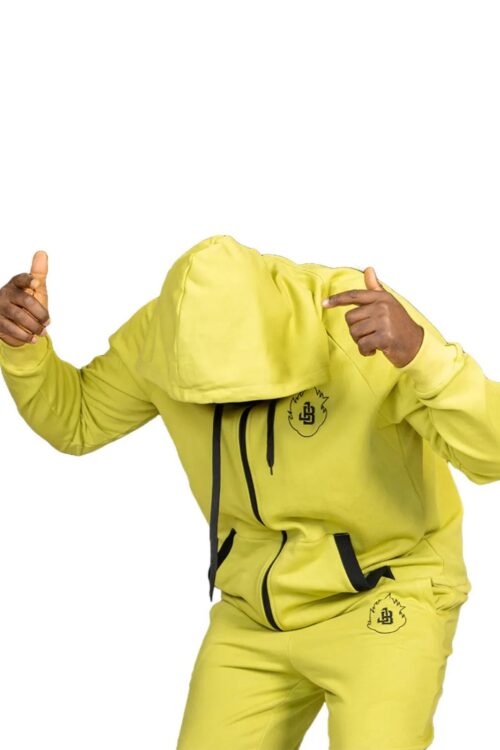 Evaluate the Ultimate Stylish Unisex Lime Green Tracksuit