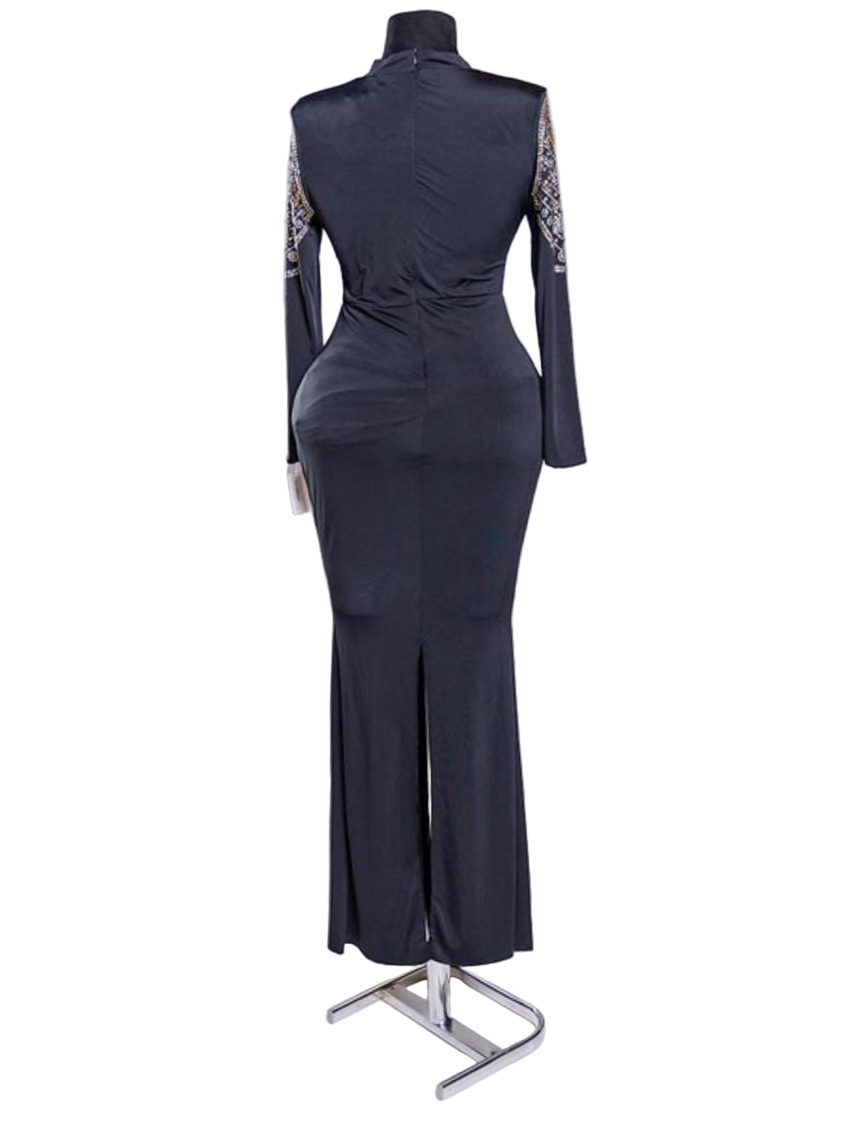 Full Body Cover Bodycon Floor Length Dress - Image 3