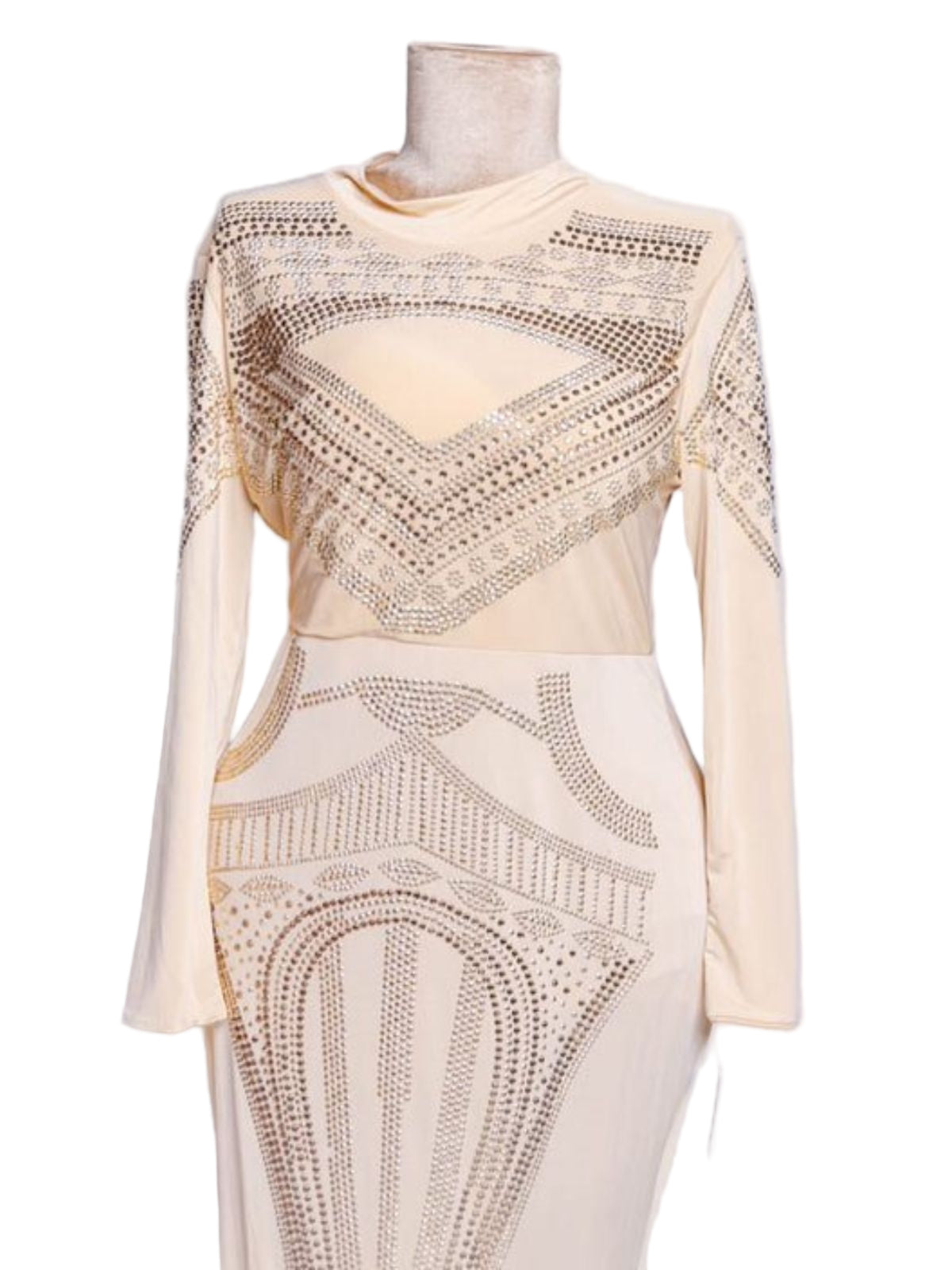 Full Body Cover Bodycon Floor Length Dress - Image 4
