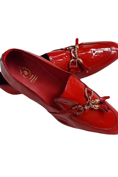 JB Designs Leather Shoes with Golden Embellishments