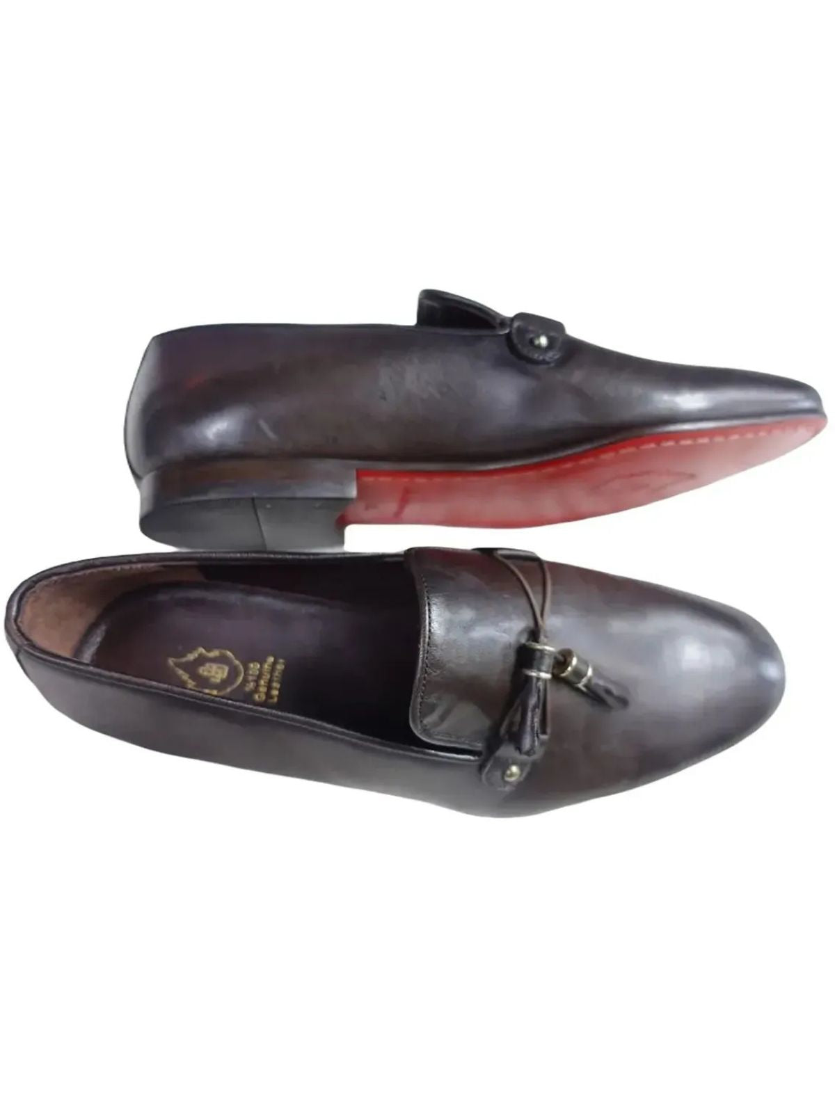 JB Designs Leather Shoes with Tussles - Image 3