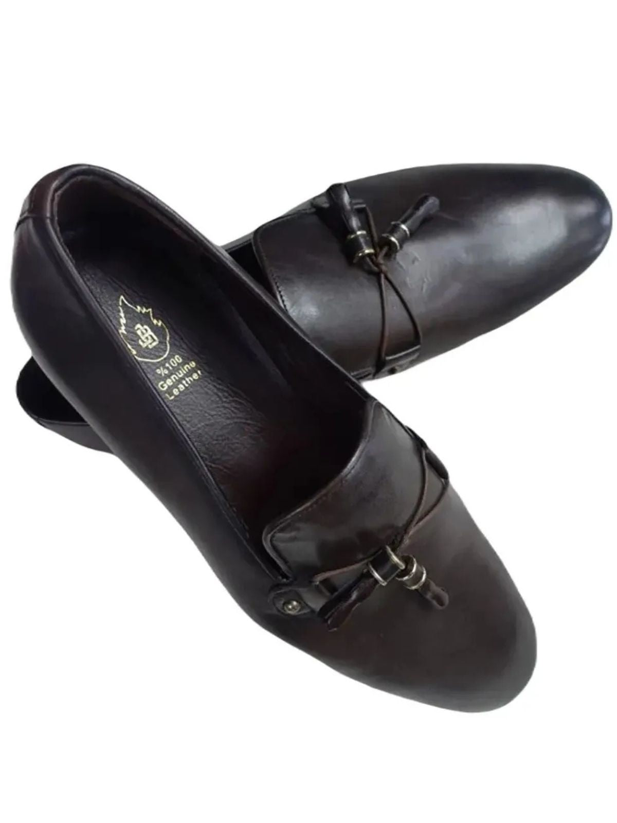 JB Designs Leather Shoes with Tussles - Image 7