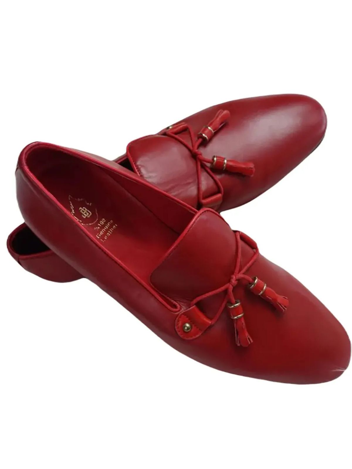 JB Designs Leather Shoes with Tussles - Image 8