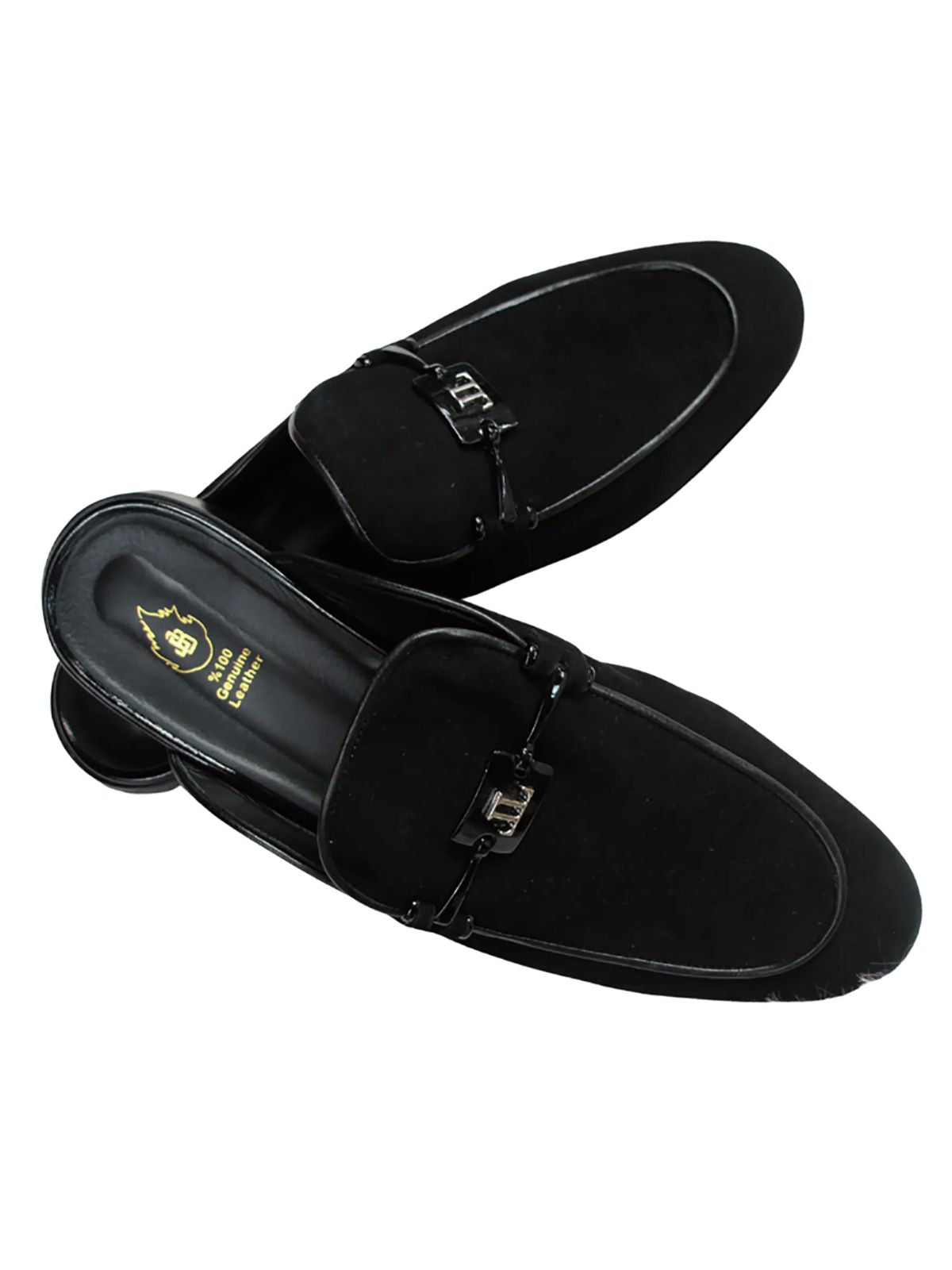 JB Designs Suede Leather Half Shoe Slippers - Image 2