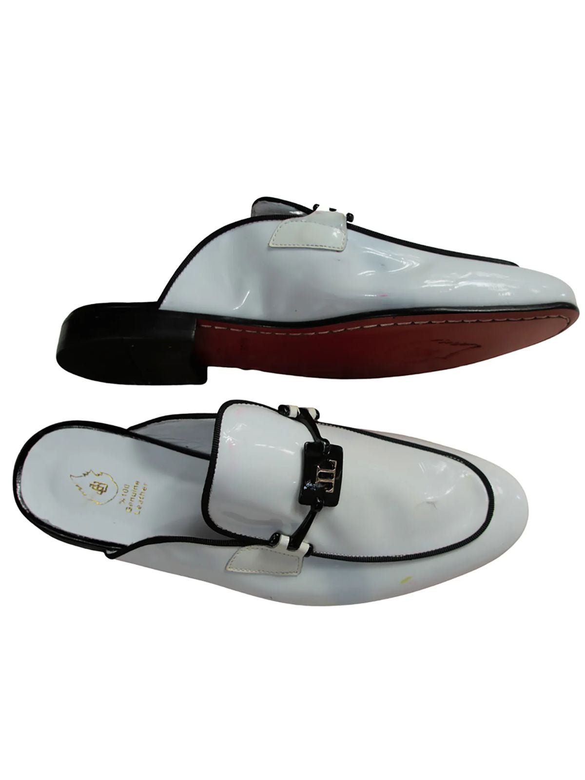 JB Designs Suede Leather Half Shoe Slippers - Image 6