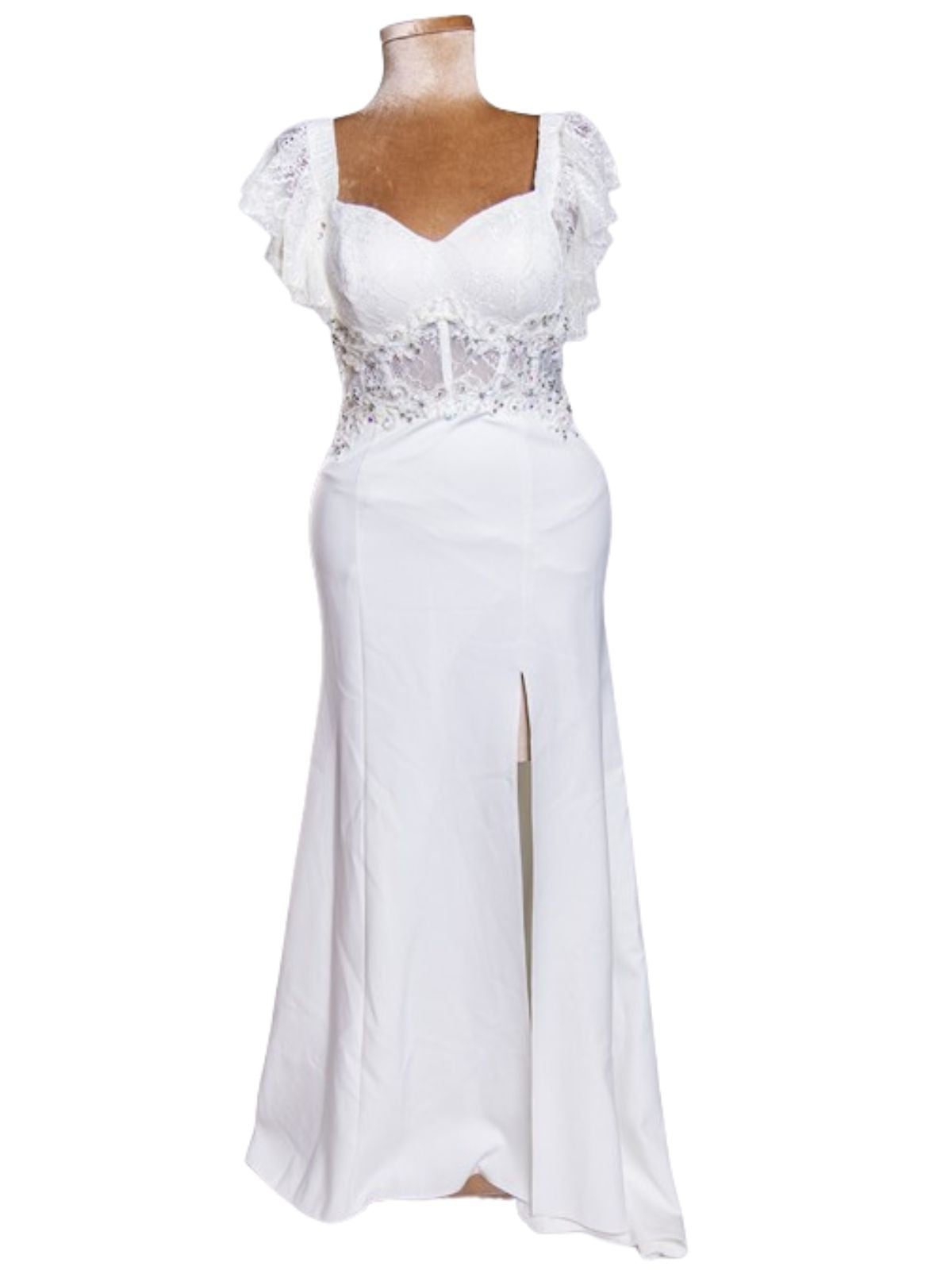 Lace Sequence Party Anniversary Prom Dress - Image 2