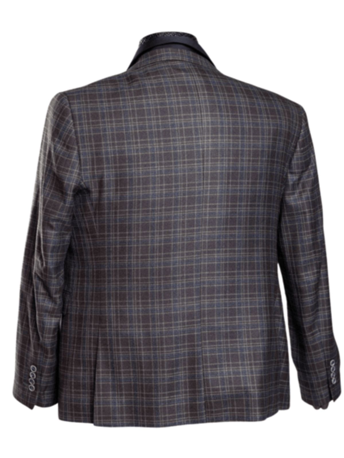Men’s 3pc Slim Fit Checkered Pattern Suit Sets - Image 4