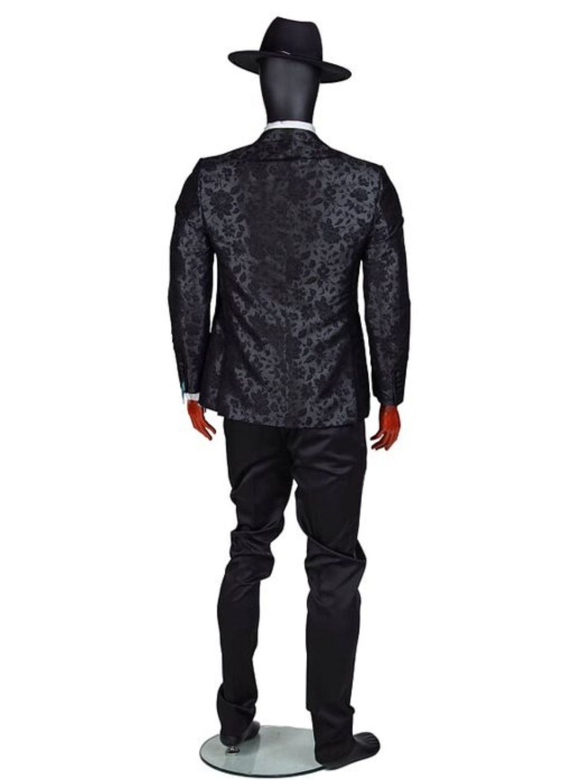 Quesste Men’s 4pc Flowery Slim Fit Suit Set - Image 4