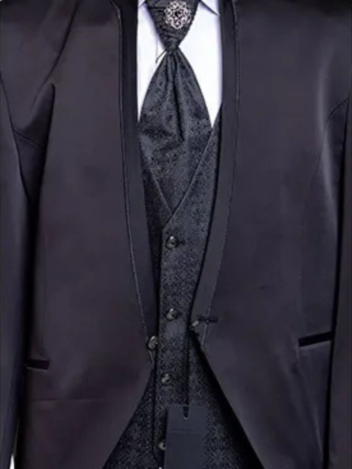 Quesste Single Button Plain Suit Set - Image 3