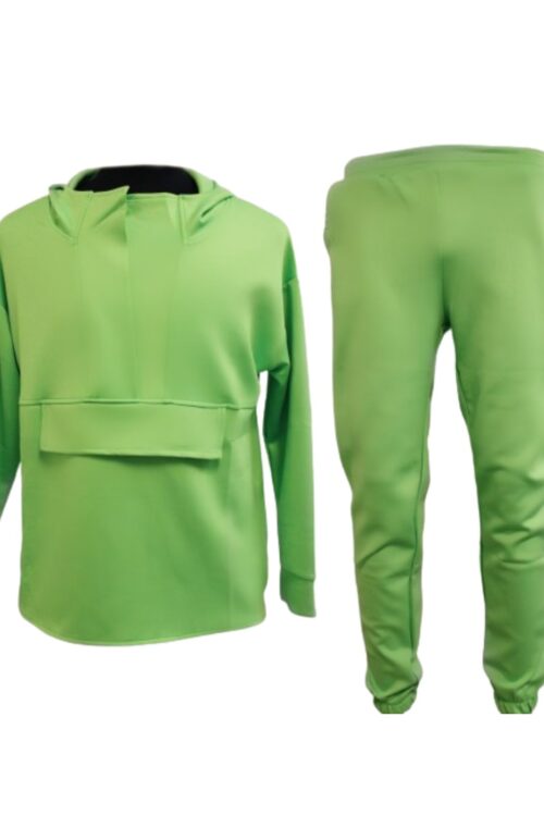 Two-Piece Lime Green Jogger Set